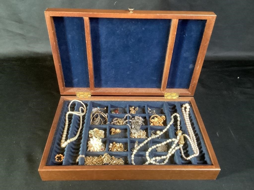 Costume Jewelry & Jewelry Box