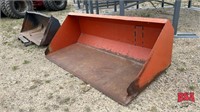 OFFSITE* 8' front mount snow bucket w/sides