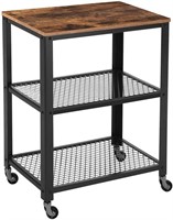 Songmics 3 Tier Rustic Trolley