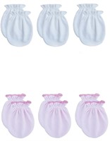 NEW - Newborn Baby Cotton Gloves No Scratch