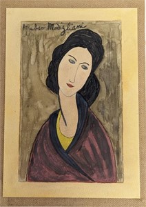 Original in the Manner of Amedeo Modigliani