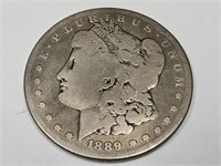 1889 Carson City Morgan Silver Dollar Coin
