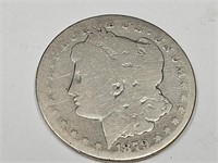 1879 Carson City  Silver Morgan Dollar Coin