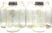 (6) Half Gal. Ball Perfect Mason Jars