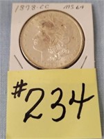 1878cc Morgan Silver Dollar - MS64