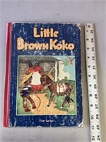 Vintage children’s book- Little Brown Koko- f
