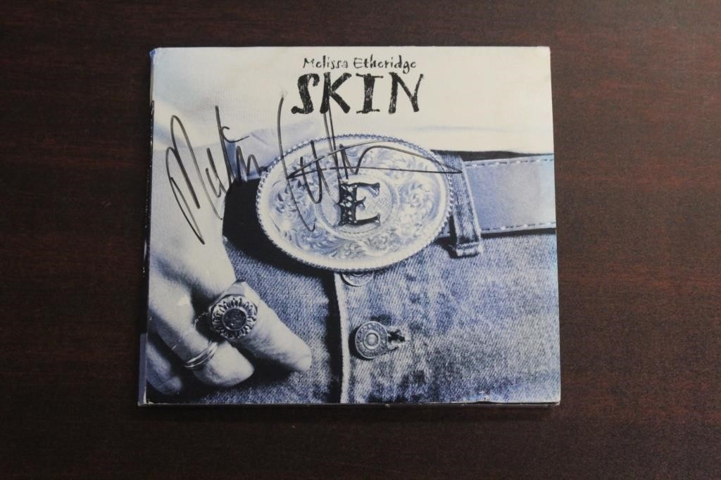 A Signed Melissa Etheridge Skin Cd