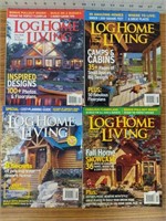 Log home living magazine lot