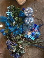 Blue / White Christmas Decor / Ornaments