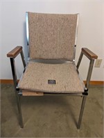 Vintage Metal Framed/Upholstered Office Chair