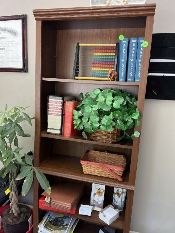 Front office bookcase