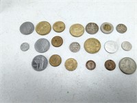 Vintage Foreign Coin Collection