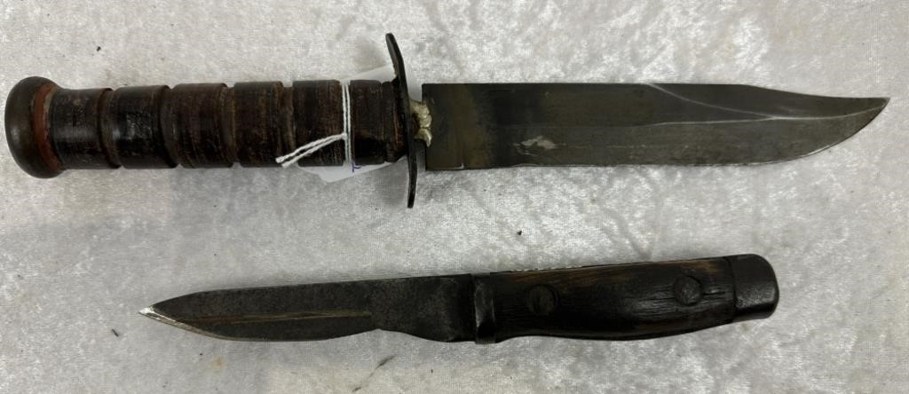 Lot Of 2 WWII Customised Fighting Knives