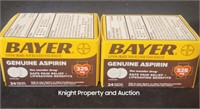 2 Bayer Aspirin 24 Tablets per box
