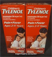 2 Children's Tylenol Cherry 4 fl oz