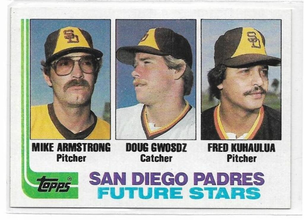 1982 Topps card #731 San Diego Future Stars