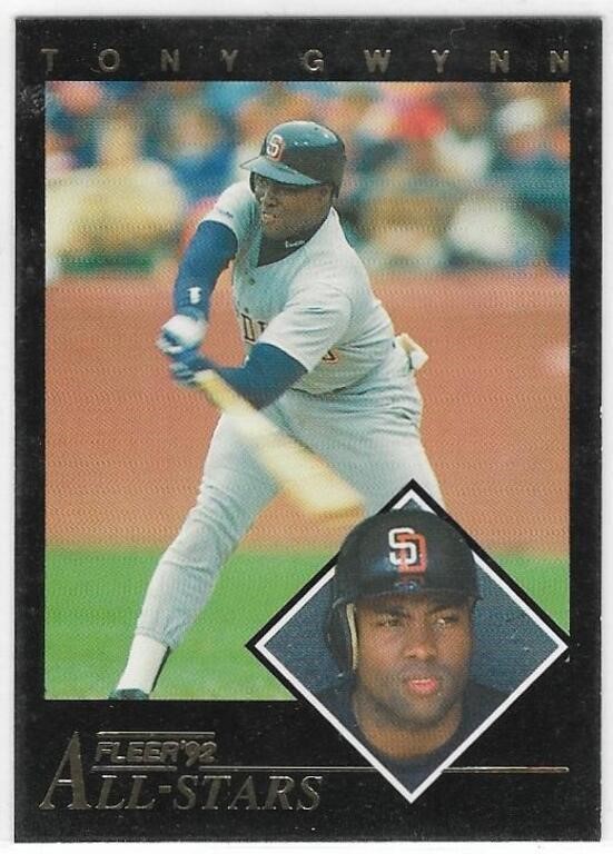 Tony Gwynn 1992 Fleer All-Stars card #2 of 24