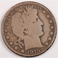 1915-D Barber Half Dollar