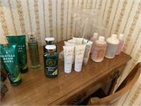 Bath and body Works, and other lotions and soap