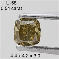 $850  Rare Fancy Natural Color Diamond(0.54ct)