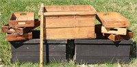 LOT - VINTAGE WOODEN CRATES