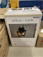 ALLEN + ROTH OUTDOOR WALL LANTERN