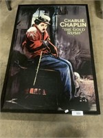 Charlie Chaplin Framed Poster.