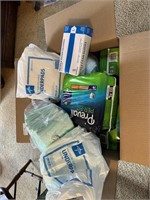 Under Pads, Diapers - size XL, and gloves