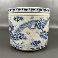 Antique Chinese Porcelain Qilin Brush Pot
