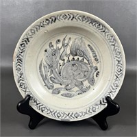 8" Chinese Ming Dynasty Porcelain Plate