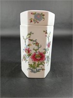 Elizabeth Arden Pink Floral Porcelain Canister