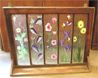 Old Painted Window Display Shelf