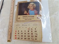 VINTAGE WALL CALENDER