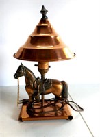 Vintage Table Lamp 13"T
