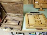 Wood Easel Art Boxes