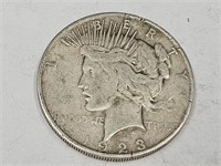 1923 S Silver Peace Dollar Coin