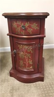 Bombay and Co. style Small painted cabinet,