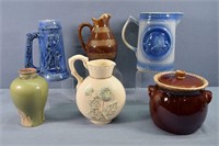 6pc. Pottery & Ceramics