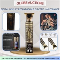 DIGITAL DISPLAY RECHARGEABLE ELECTRIC HAIR TRIMMER