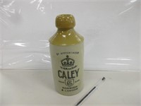 VINTAGE CLEY STONEWARE GINGER BEER BOTTLE