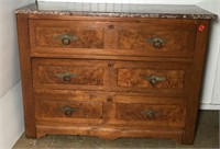 Antique Dry Sink with Modern Stone Top Addition