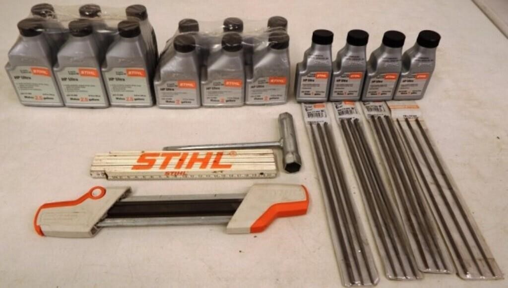 Stihl Chainsaw Oil, Blade Sharpening Tools & More