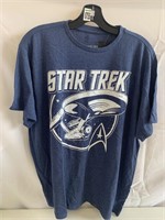 STAR TREK MENS NAVY T SHIRT SIZE 2XL