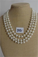 One Large Stand of Costume Jewelry Pearls