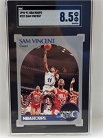 1990-91 NBA Hoops #223 Sam Vincent SGC 8.5