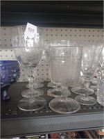 Lot of Various Clear Glass