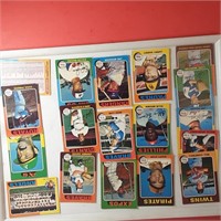 1975 Assorted MLB cards