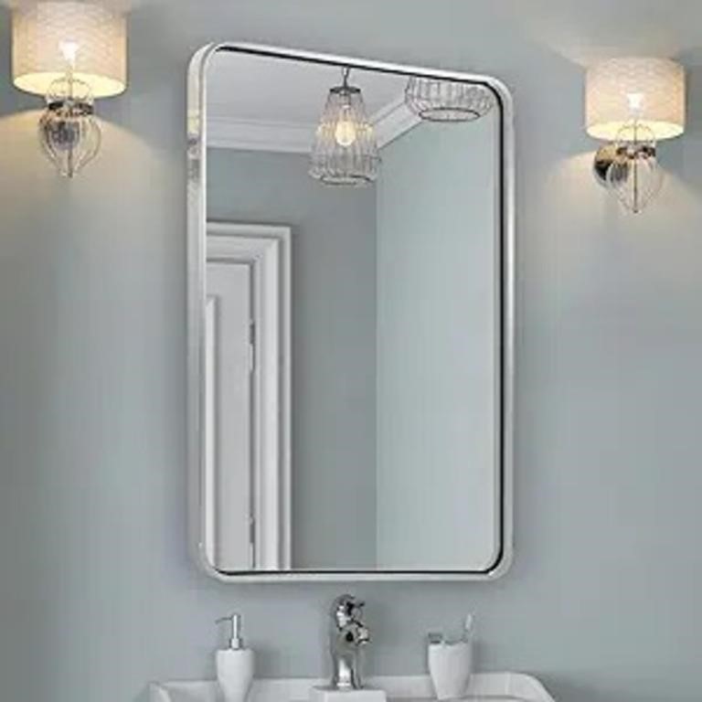 Andy Star Chrome Bathroom Mirror 22"x30"