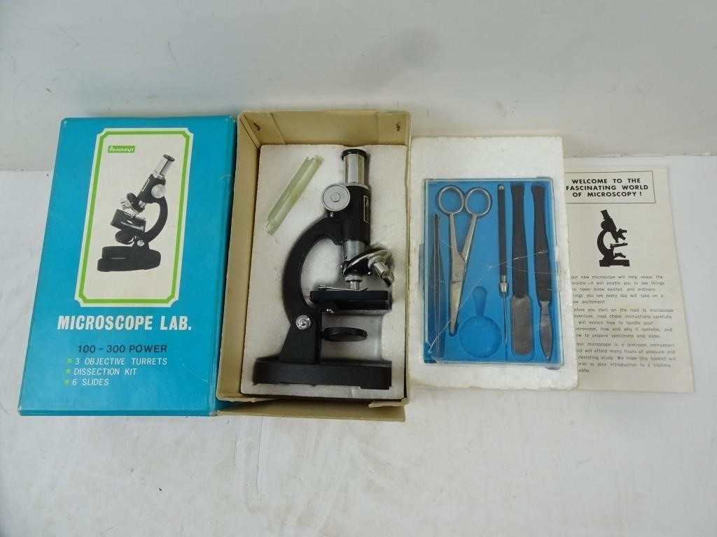 Penneys Microscope Lab in Box - Microscope Tools