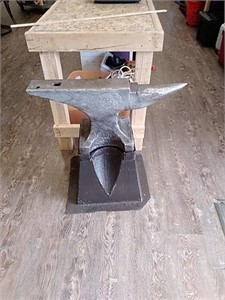 190 lb Hay Budden anvil with stand